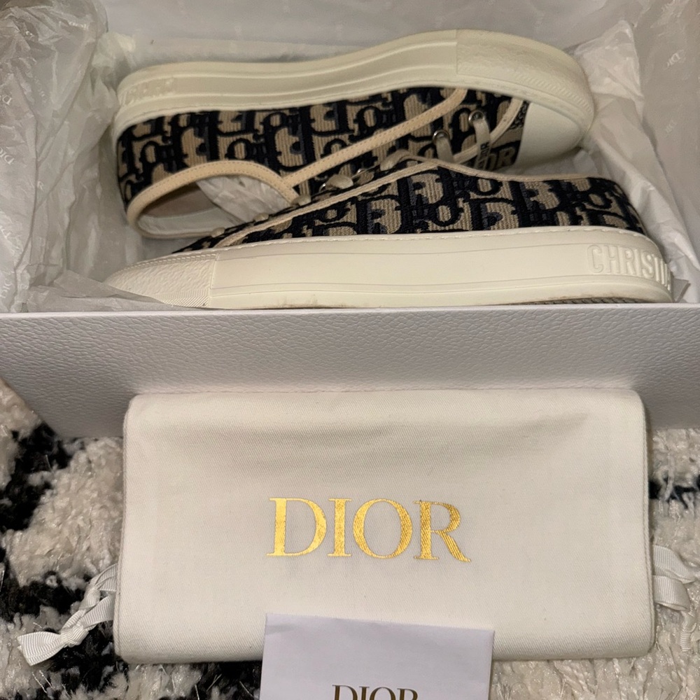 Deep Blue Walk’N’Dior Sneakers. - Picture 7 of 7